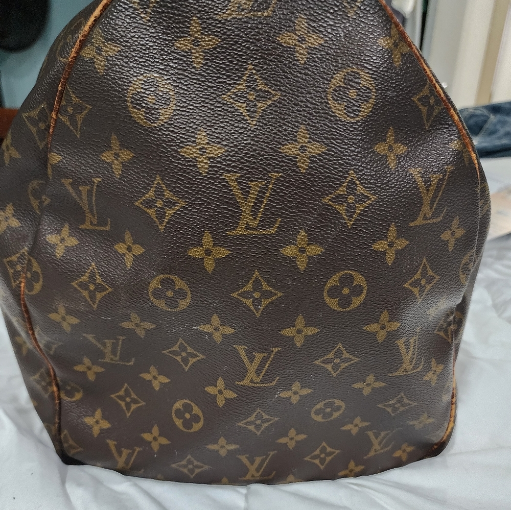 Authentic Louis Vuitton Brown and Gold Carry On Bag Monogram Canvas